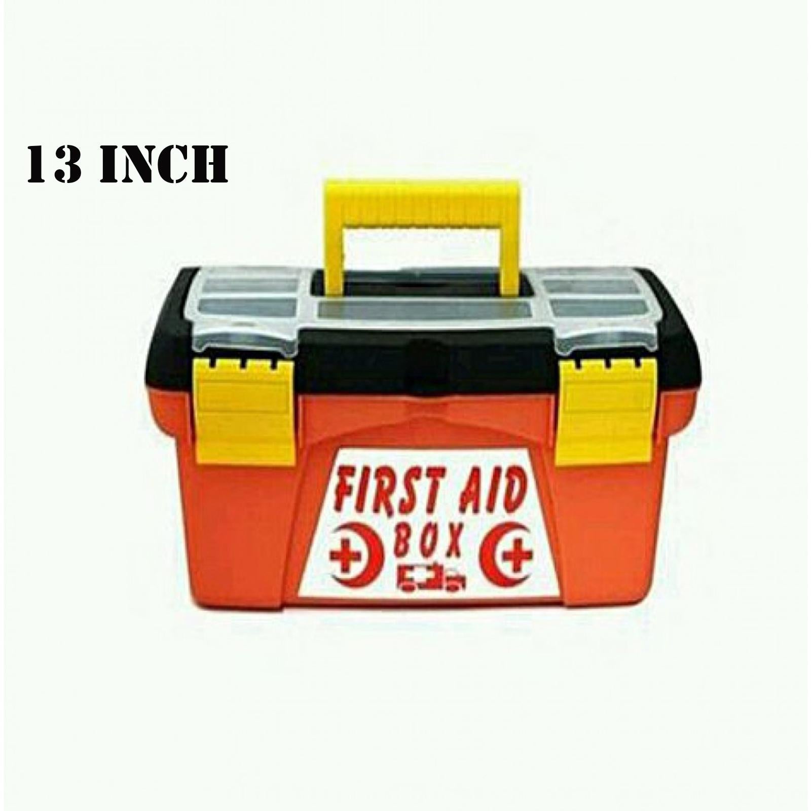 Box Rescue Kit First Aid Kit Emergency Medical Survival Rescue Box - Large 13 Inch ...