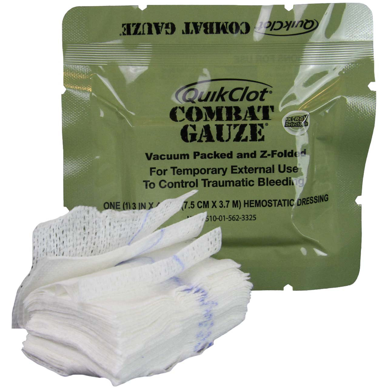 QuikClot® Combat Gauze® Z-Folded (Military)