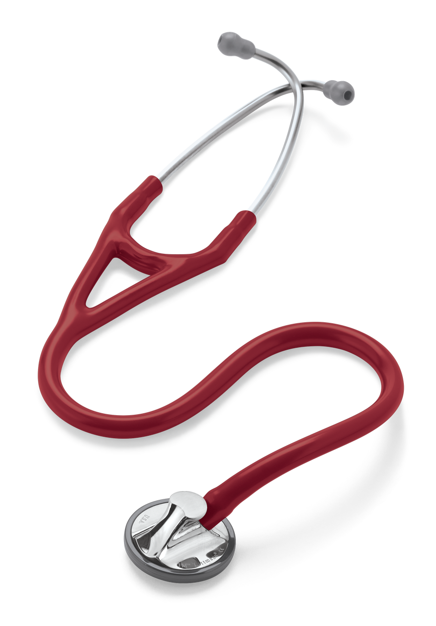 Littmann Master Cardiology Stethoscope, Burgundy, 2163