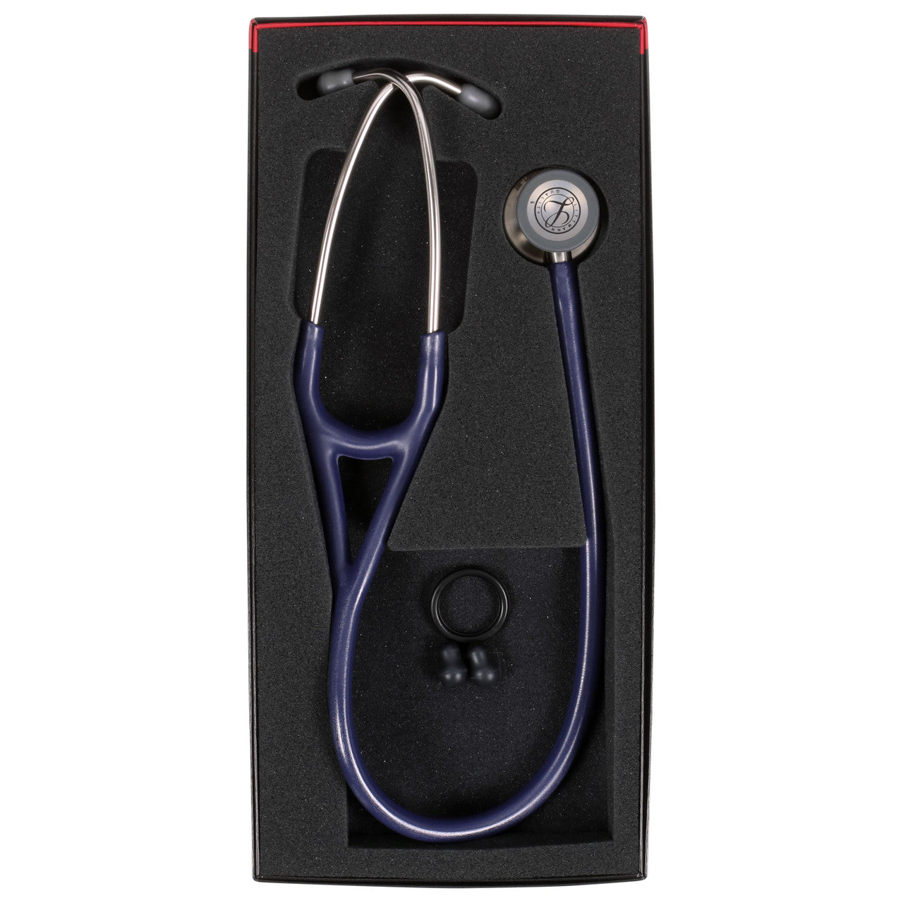 Littmann Cardiology IV Stethoscope, Midnight Blue, Satin Tube, 6187C