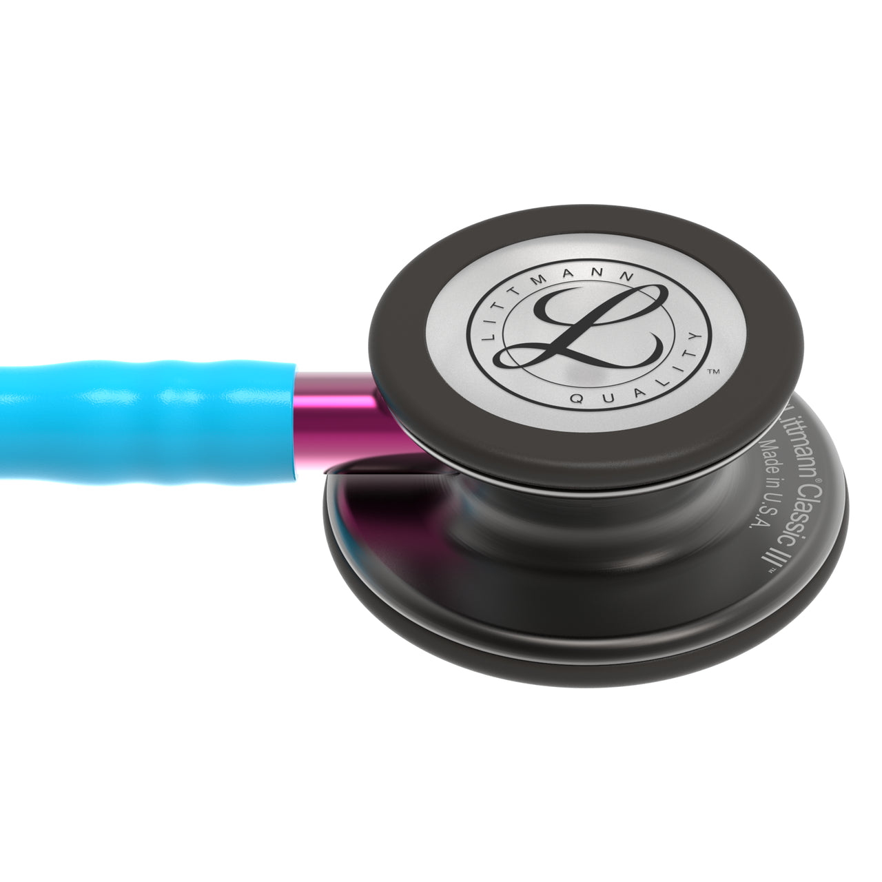 Littmann Classic III Stethoscope, Smoke Turquoise Pink, 5872