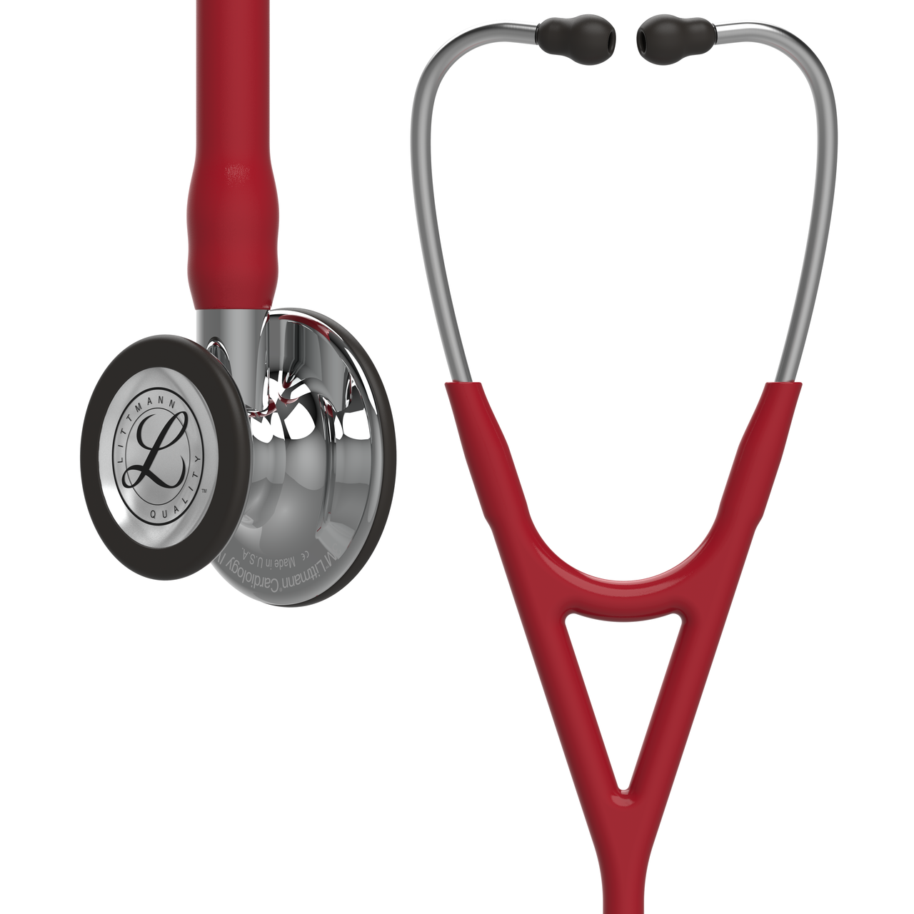 Littmann Cardiology IV Stethoscope, Mirror Burgundy, 6170