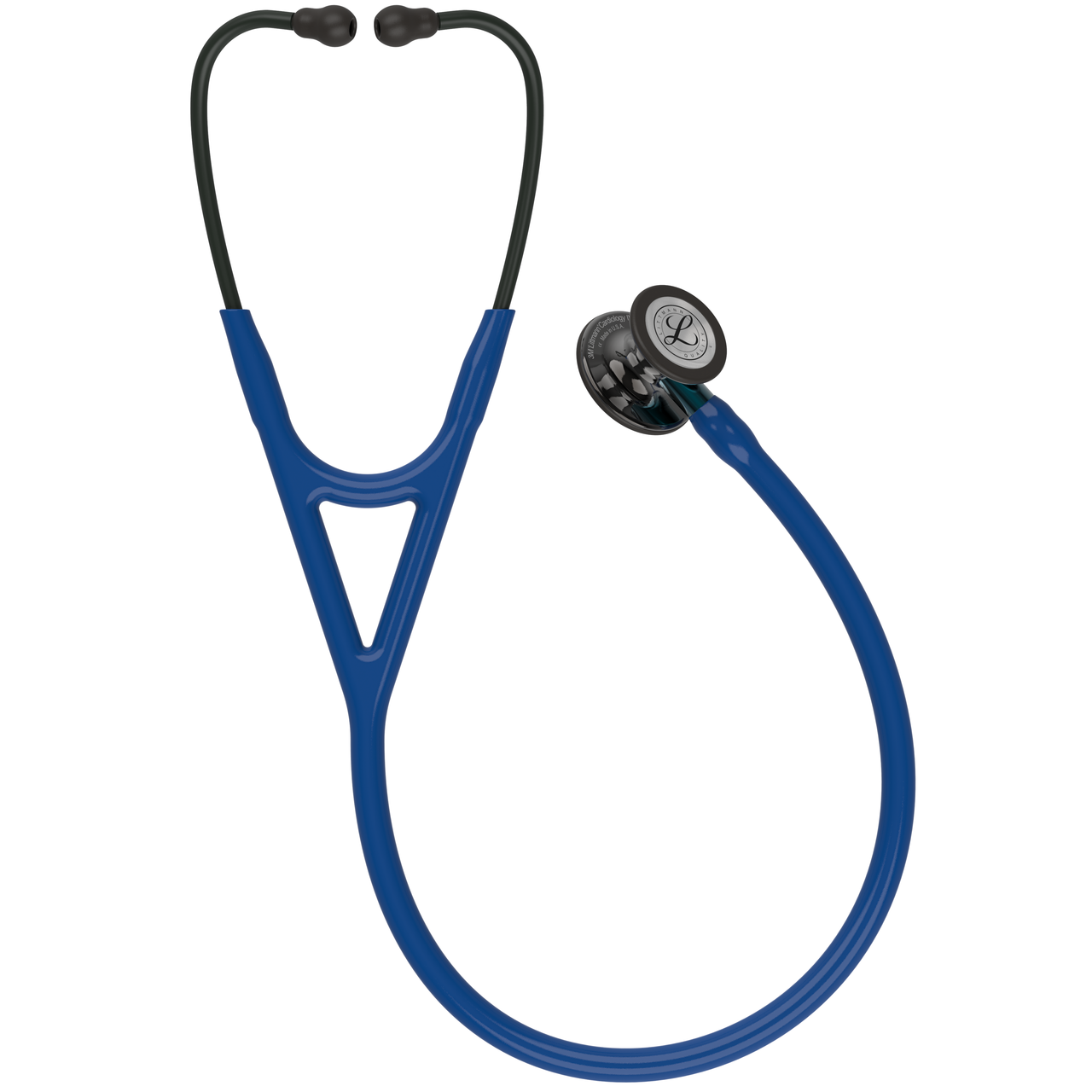 Littmann Cardiology IV Stethoscope, Smoke Navy Black, 6202