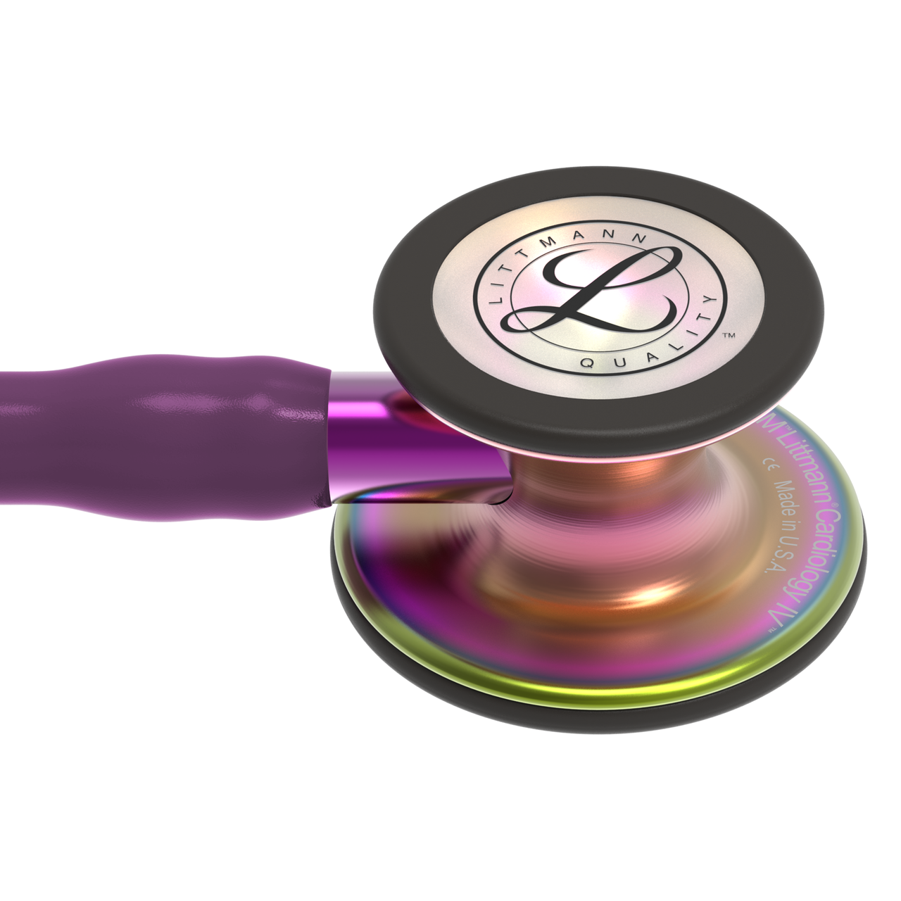 Littmann Cardiology IV Stethoscope, Rainbow Plum Black, 6205