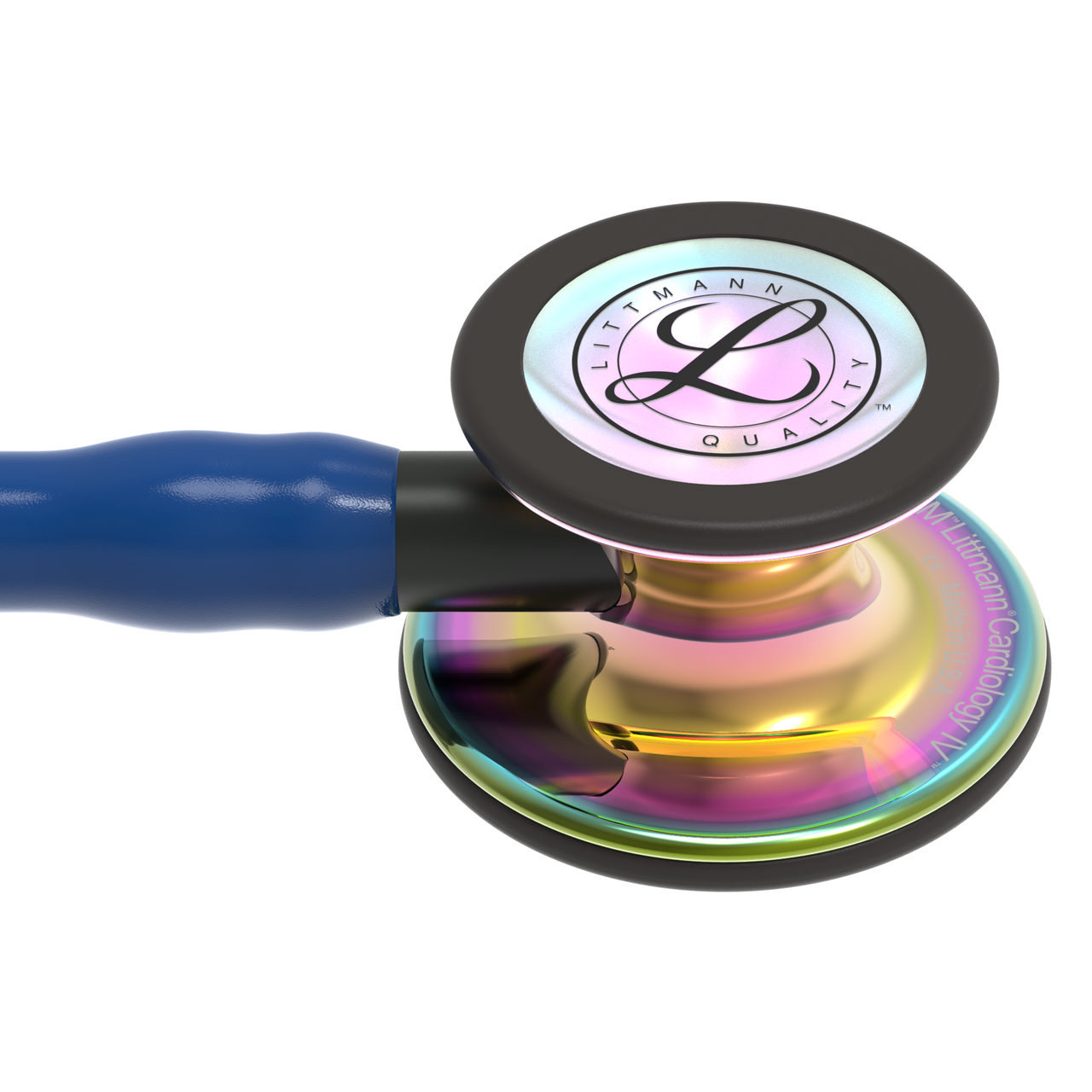 Littmann Cardiology IV Stethoscope, Rainbow Navy Black, 6242