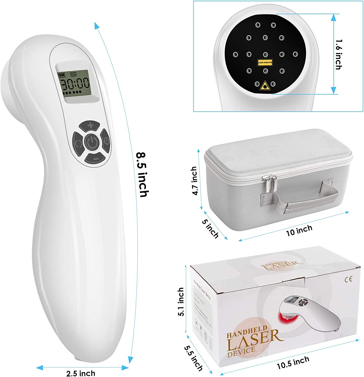 Handheld laser device HDCURE With 808nm and 650nm