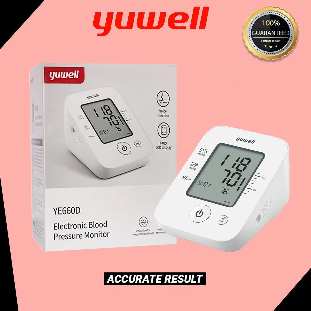 Yuwell Electronic Blood Pressure Monitor, Upper Arm BP Operator