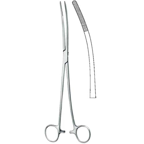 3 BOZEMAN Uterine Forceps 10.5 Double Curved Surgical O R GRADE 3 BOZEMAN Uterine Forceps 10.5 Double Curved Surgical O R GRADE