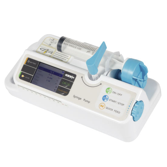 Pompe à Seringue Vétérinaire CONTEC SP750 – Portable, écran LCD, Alarme, Rechargeable