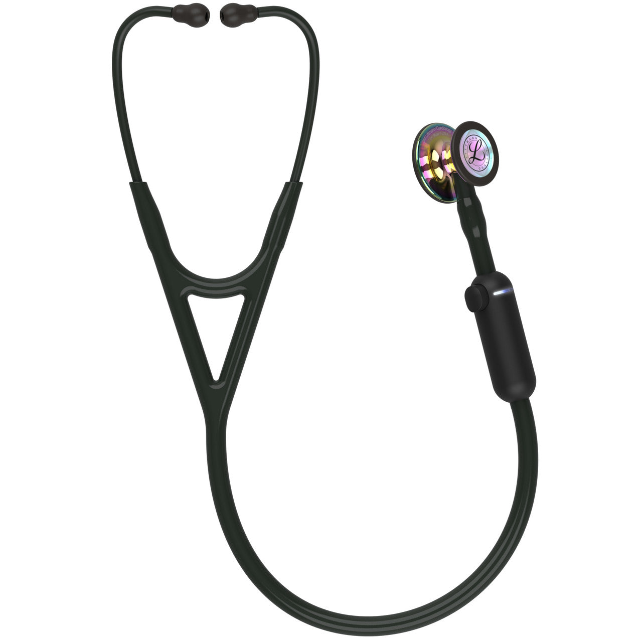 3M Littmann CORE Digital Stethoscope, Rainbow Black, 8570