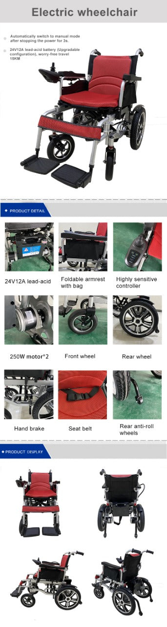 M90 MOTORIZED WHEEL CHAIR CHINA