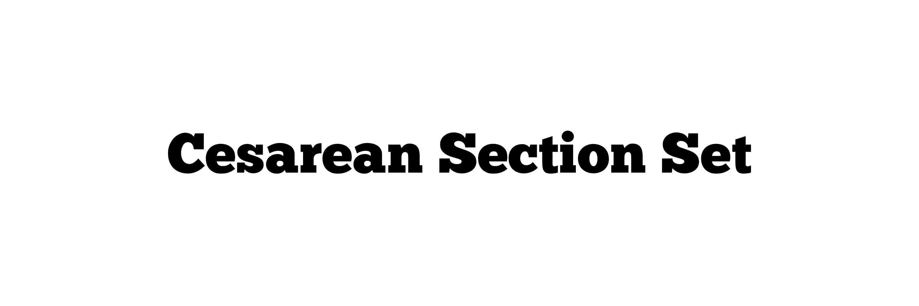 Cesarean Section Set