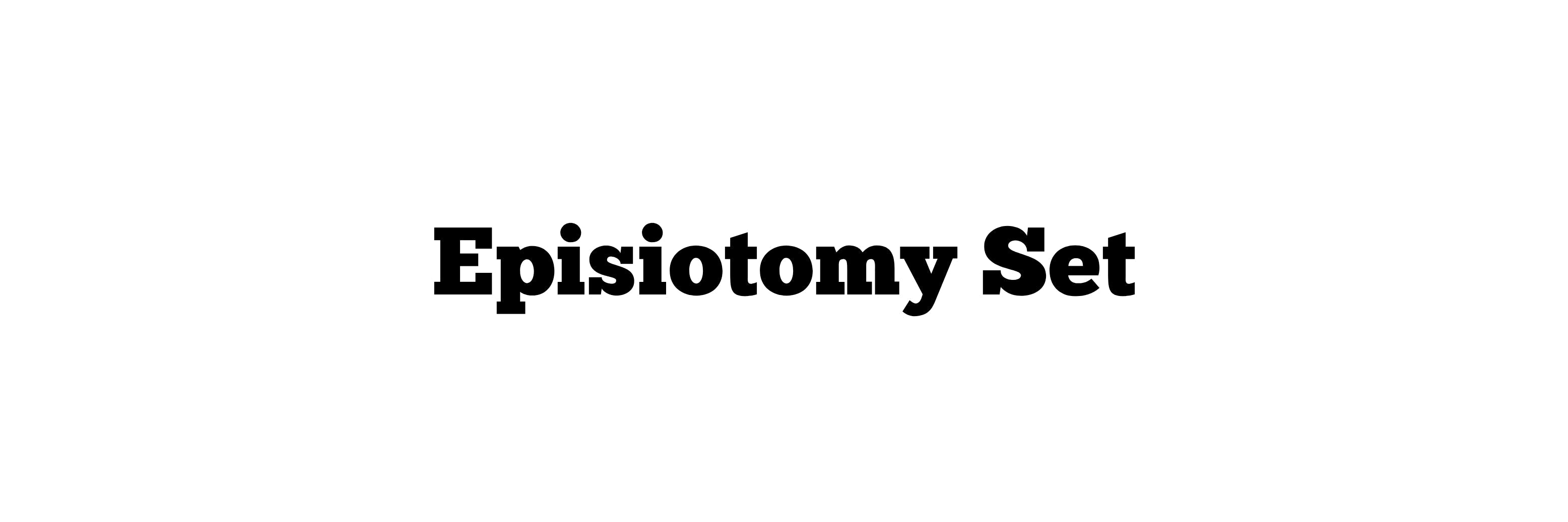 Episiotomy Set