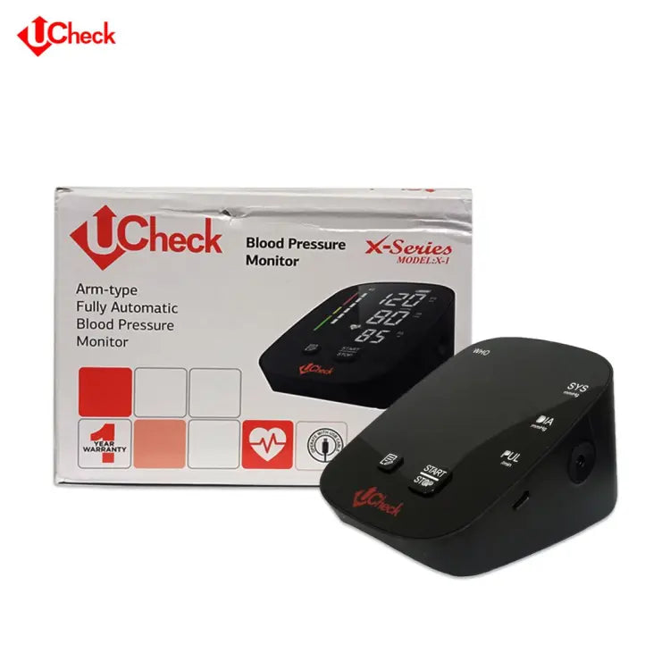 Ucheck Arm Blood Pressure Fully Automatic Monitor – stethoscopes