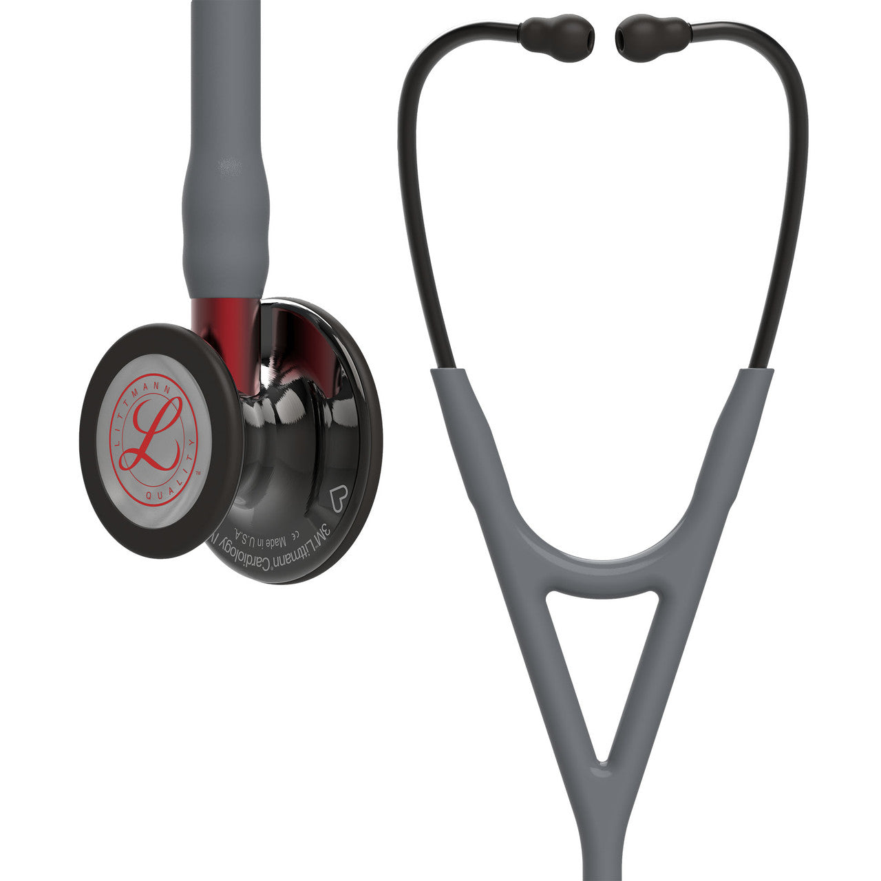 Littmann Cardiology IV Stethoscope, Gray Smoke Heart, 6183