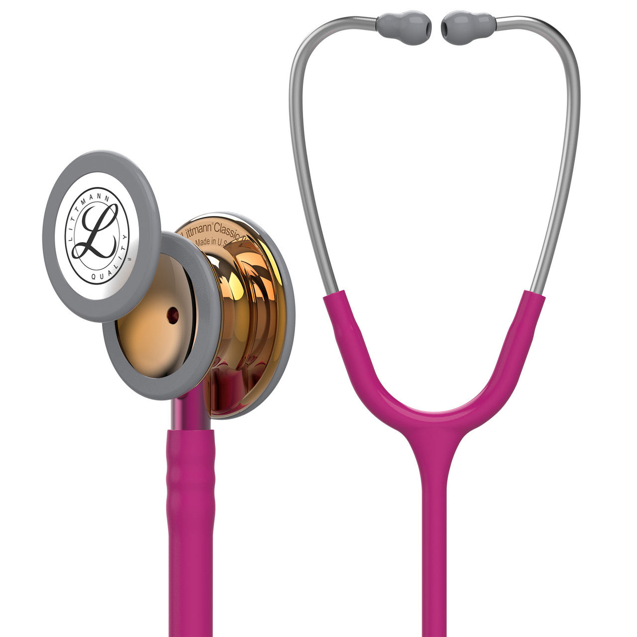 Littmann Classic III Stethoscope, Raspberry HP Copper Pink, 5647