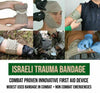 Trauma Bandage Emergency Israeli Style Battle Wound Dressing First Aid