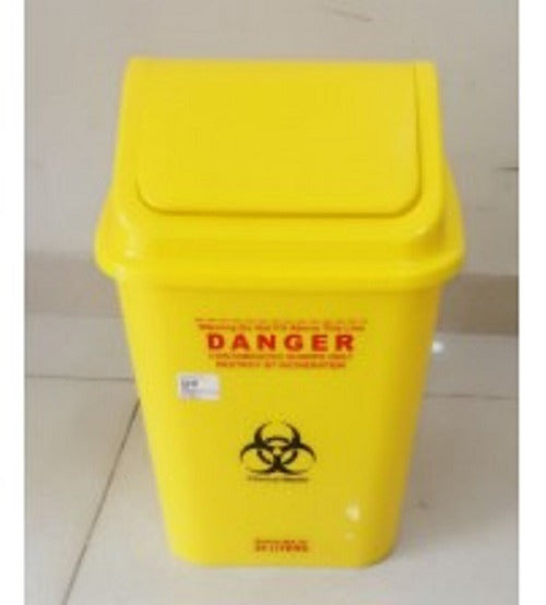 BIOHAZARD WASTE BIN 25LTR