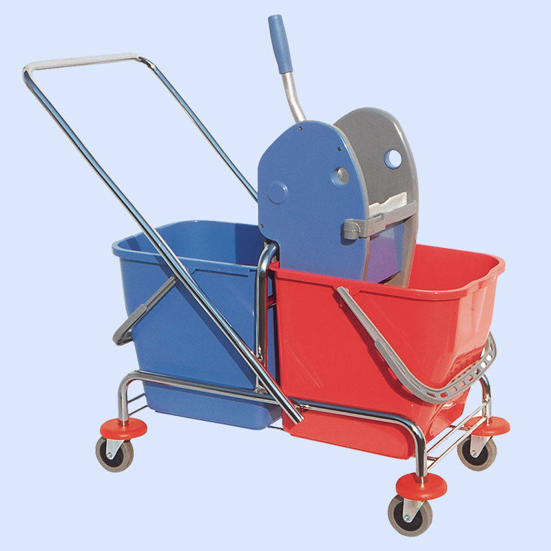 Mop Trolley with Double Bucket